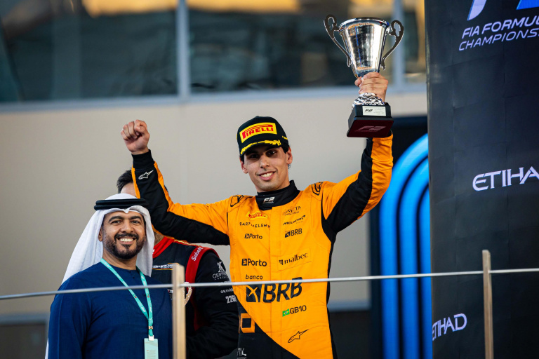 2024 FIA Formula 2 Abu Dhabi Sprint Race results photo