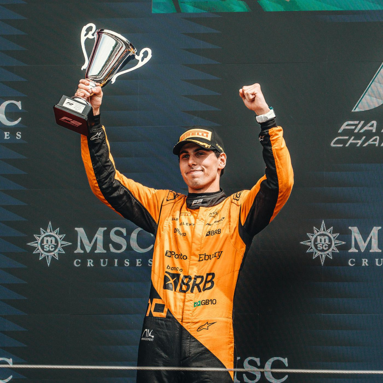 Gabriel Bortoleto secures first FIA F2 podium at Imola photo