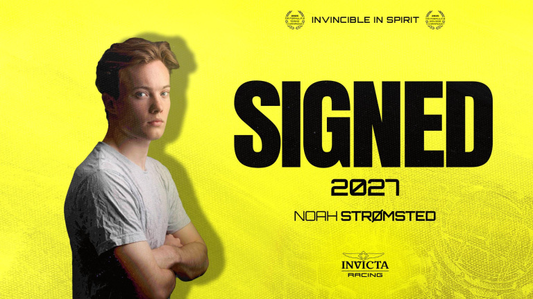 Invicta Racing signs Noah Strømstead for 2027 FIA Formula 2 season photo