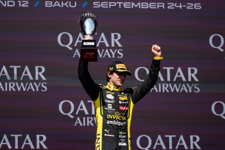 Invicta Racing's Rafael Câmara takes championship lead in Baku photo